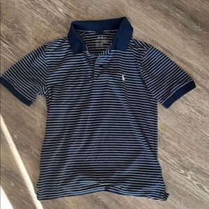 Polo Performance by Ralph Lauren Kids Blue and White Striped Polo